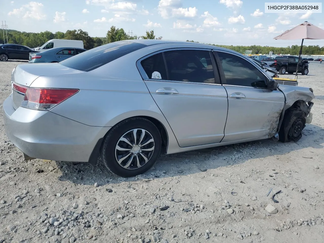 1HGCP2F38BA052948 2011 Honda Accord Lx