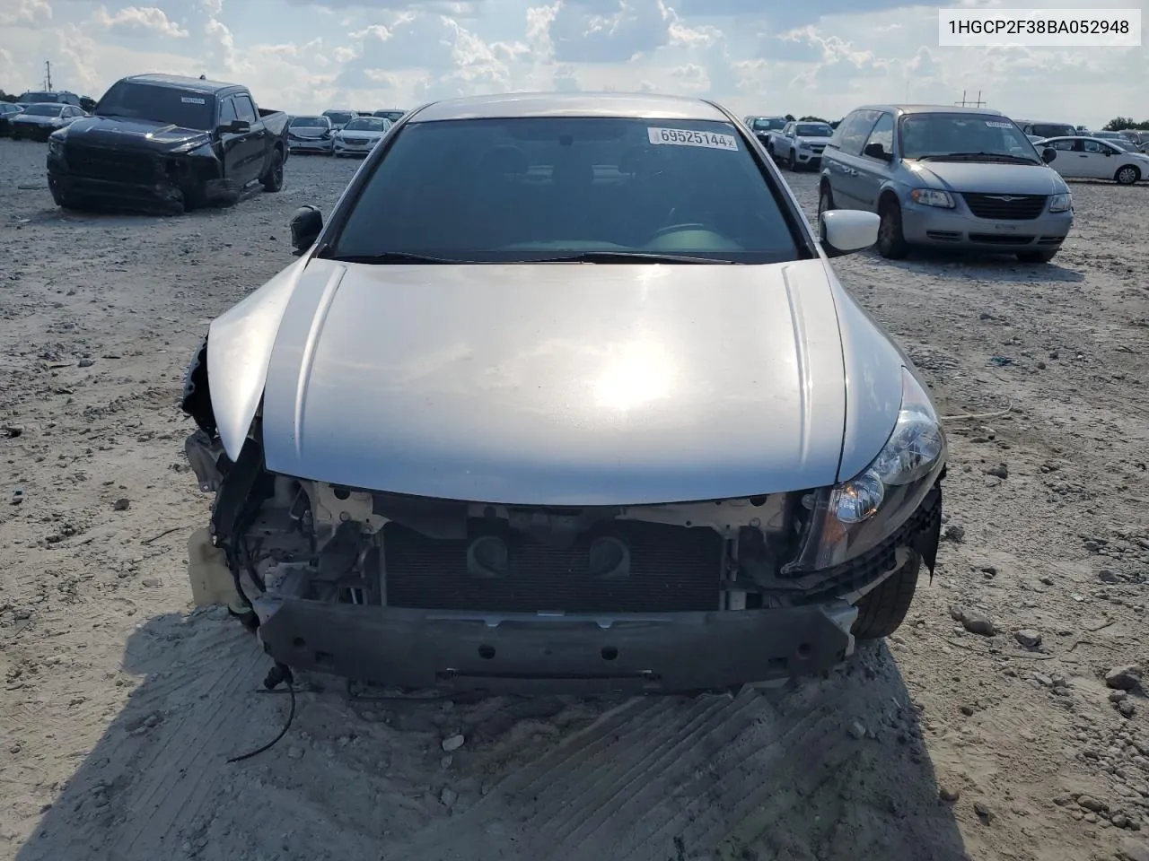 1HGCP2F38BA052948 2011 Honda Accord Lx