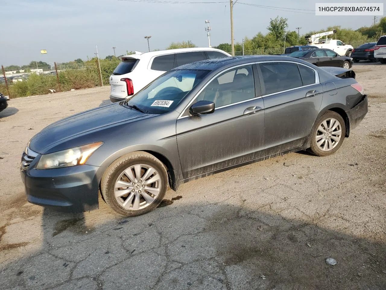 2011 Honda Accord Exl VIN: 1HGCP2F8XBA074574 Lot: 69628364