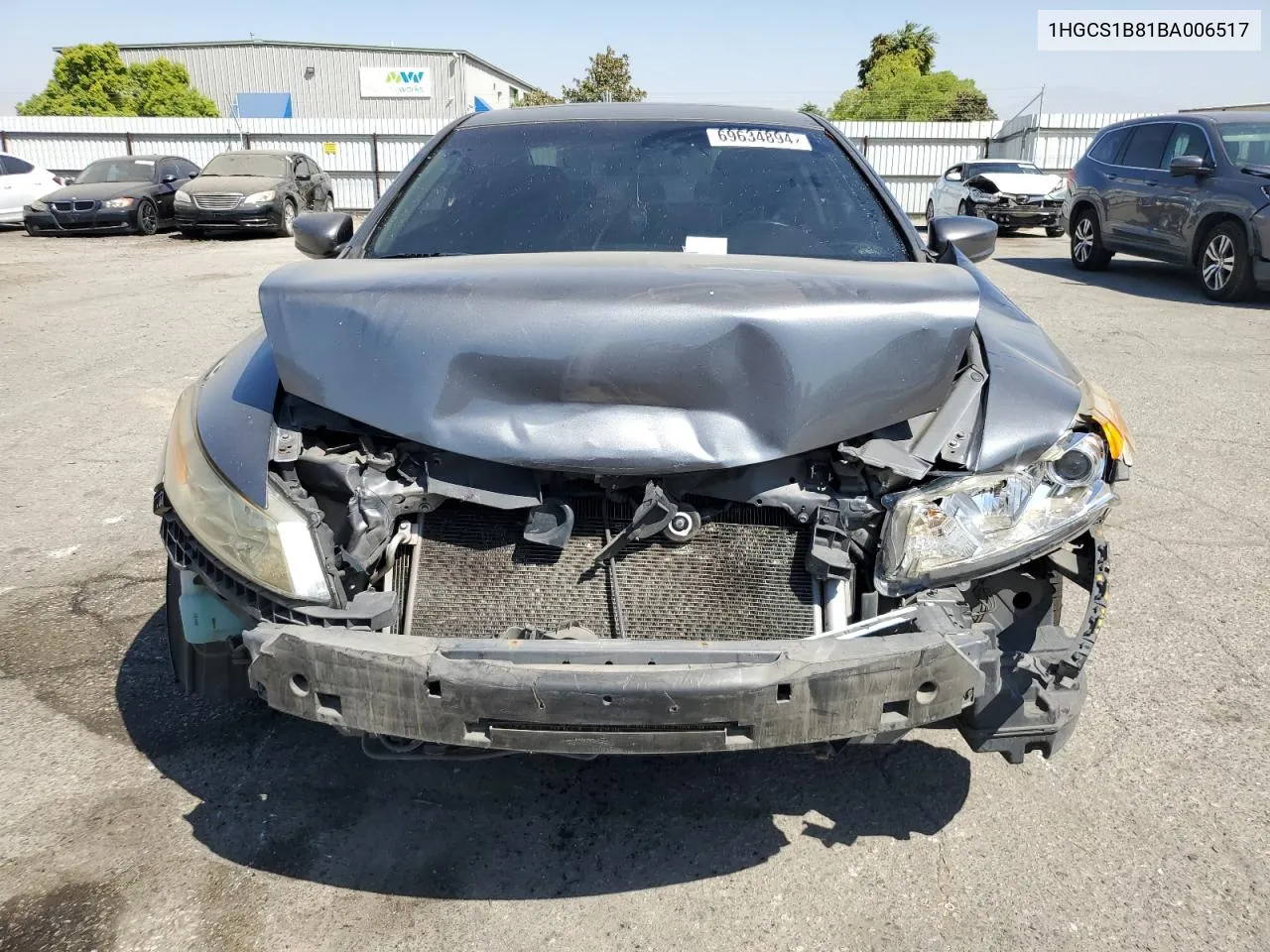 1HGCS1B81BA006517 2011 Honda Accord Exl