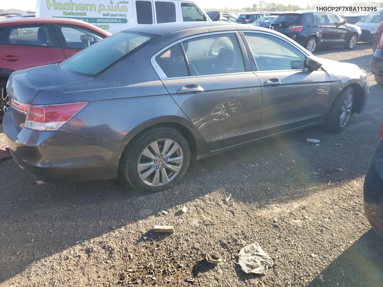 1HGCP2F7XBA113395 2011 Honda Accord Ex