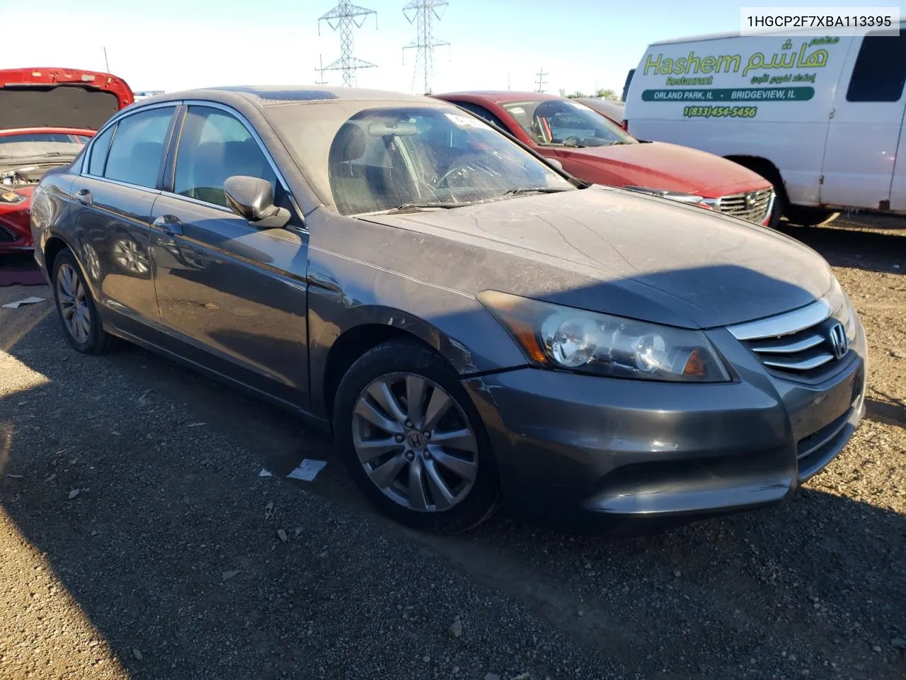 1HGCP2F7XBA113395 2011 Honda Accord Ex