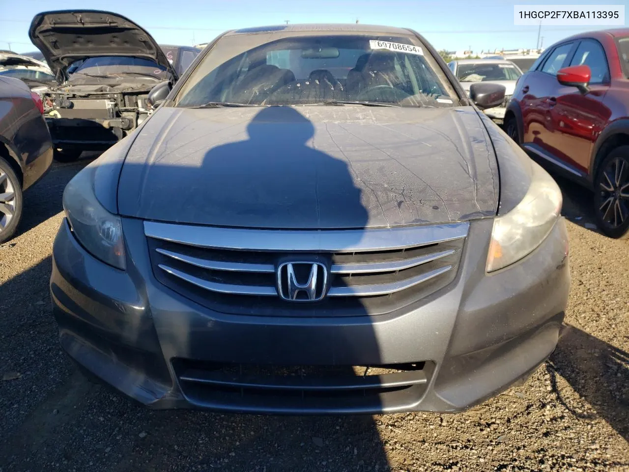 2011 Honda Accord Ex VIN: 1HGCP2F7XBA113395 Lot: 69708654