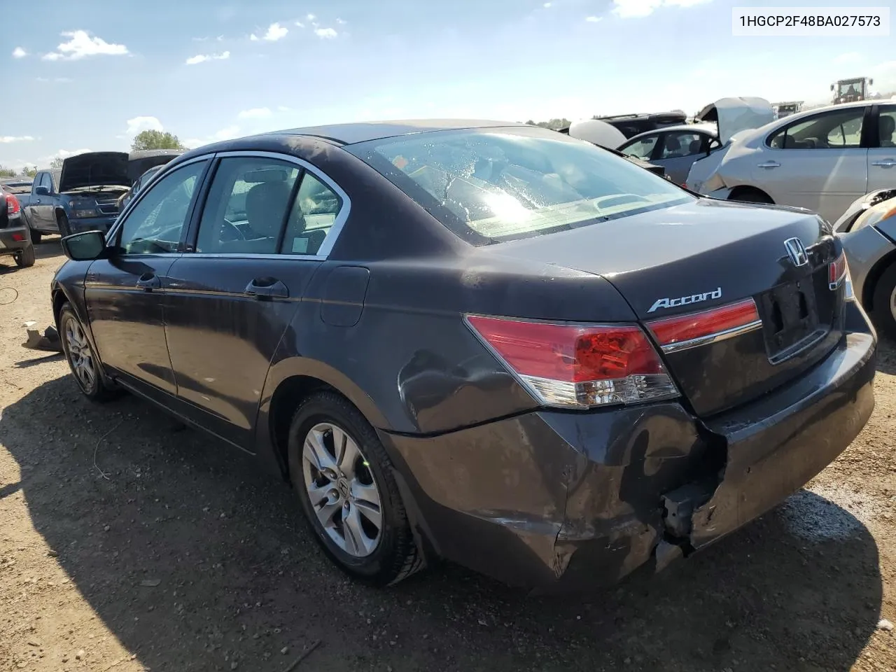 1HGCP2F48BA027573 2011 Honda Accord Lxp