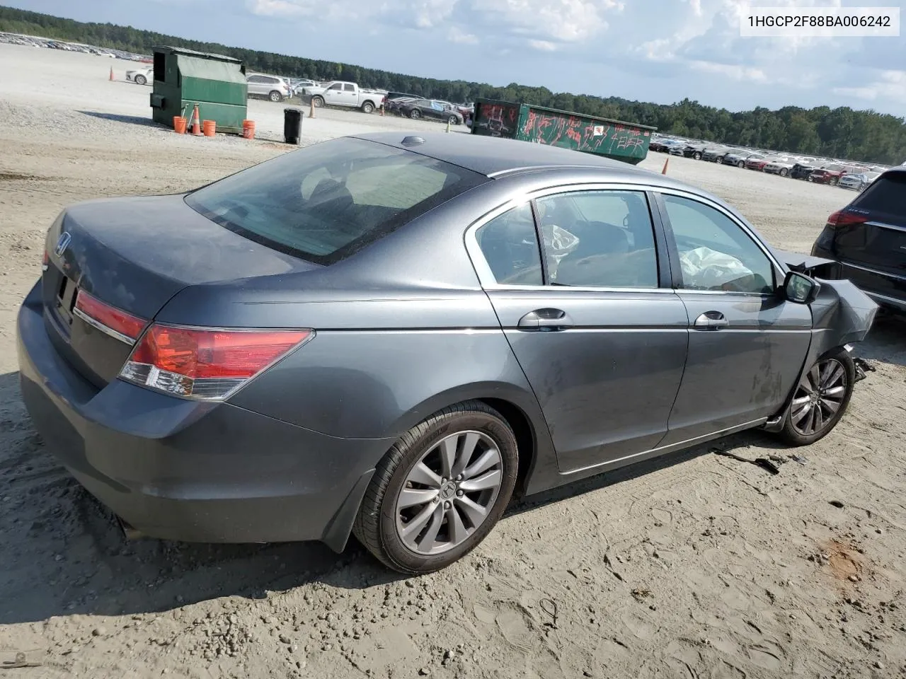 1HGCP2F88BA006242 2011 Honda Accord Exl