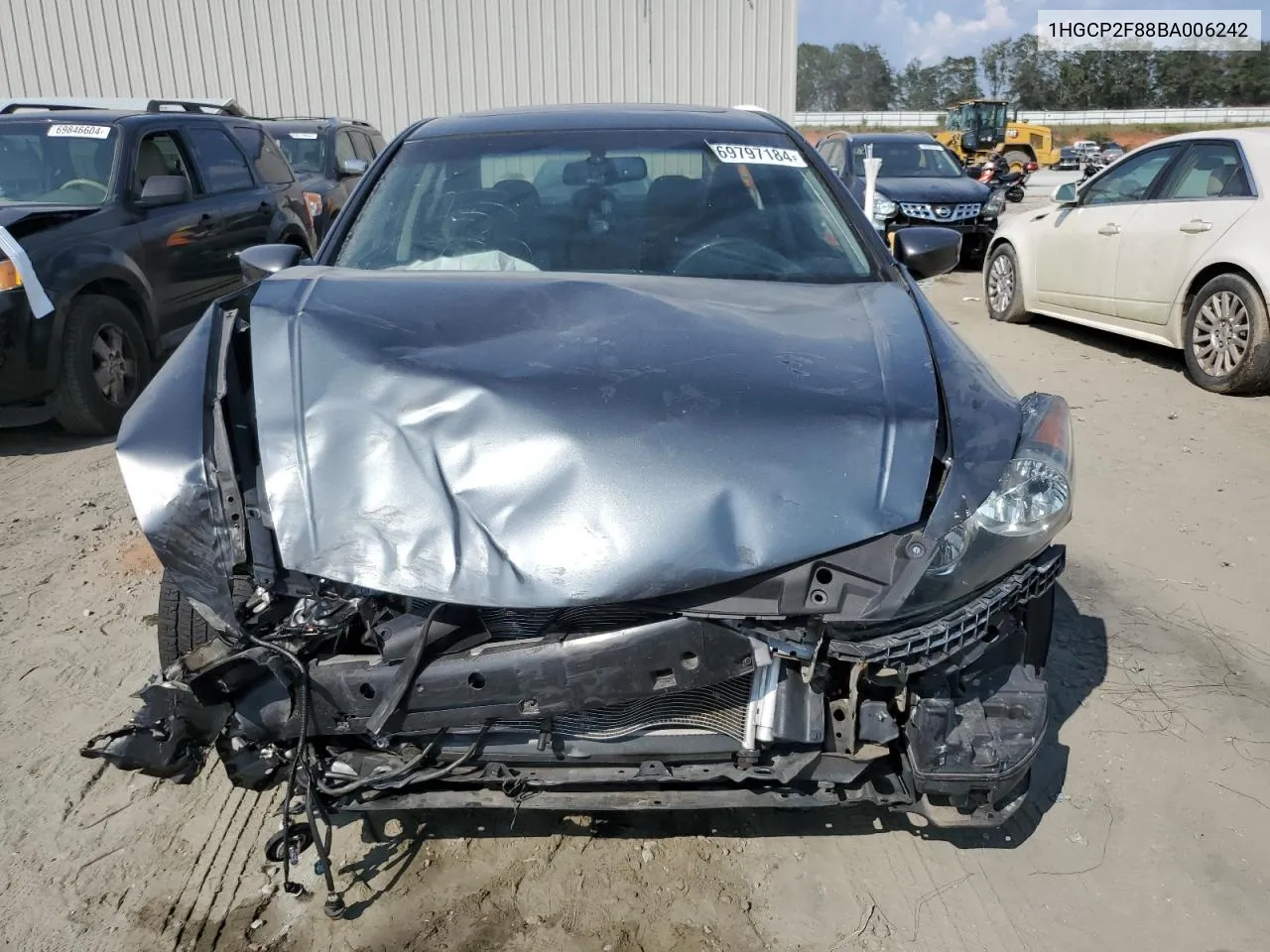 1HGCP2F88BA006242 2011 Honda Accord Exl