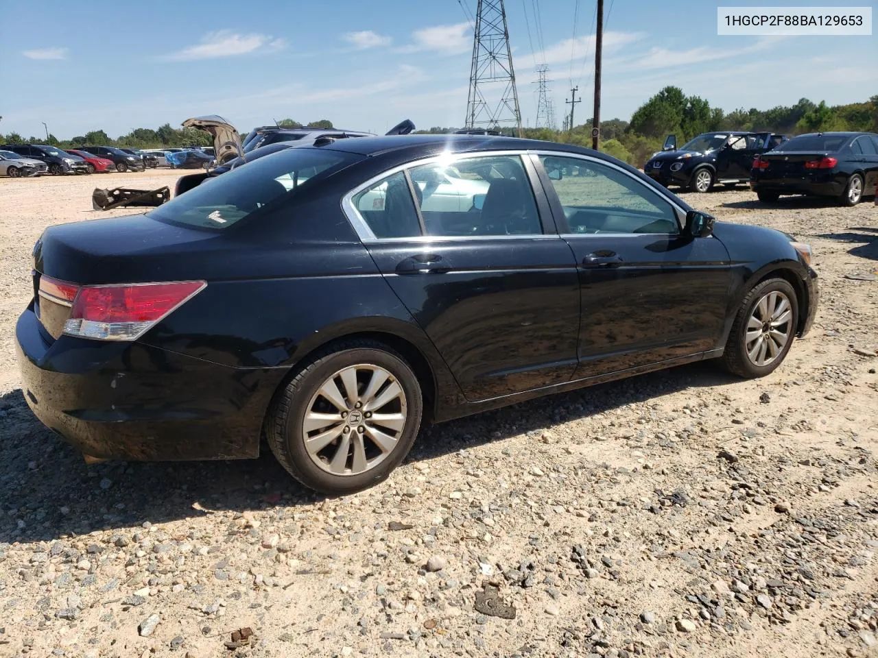 2011 Honda Accord Exl VIN: 1HGCP2F88BA129653 Lot: 70046144