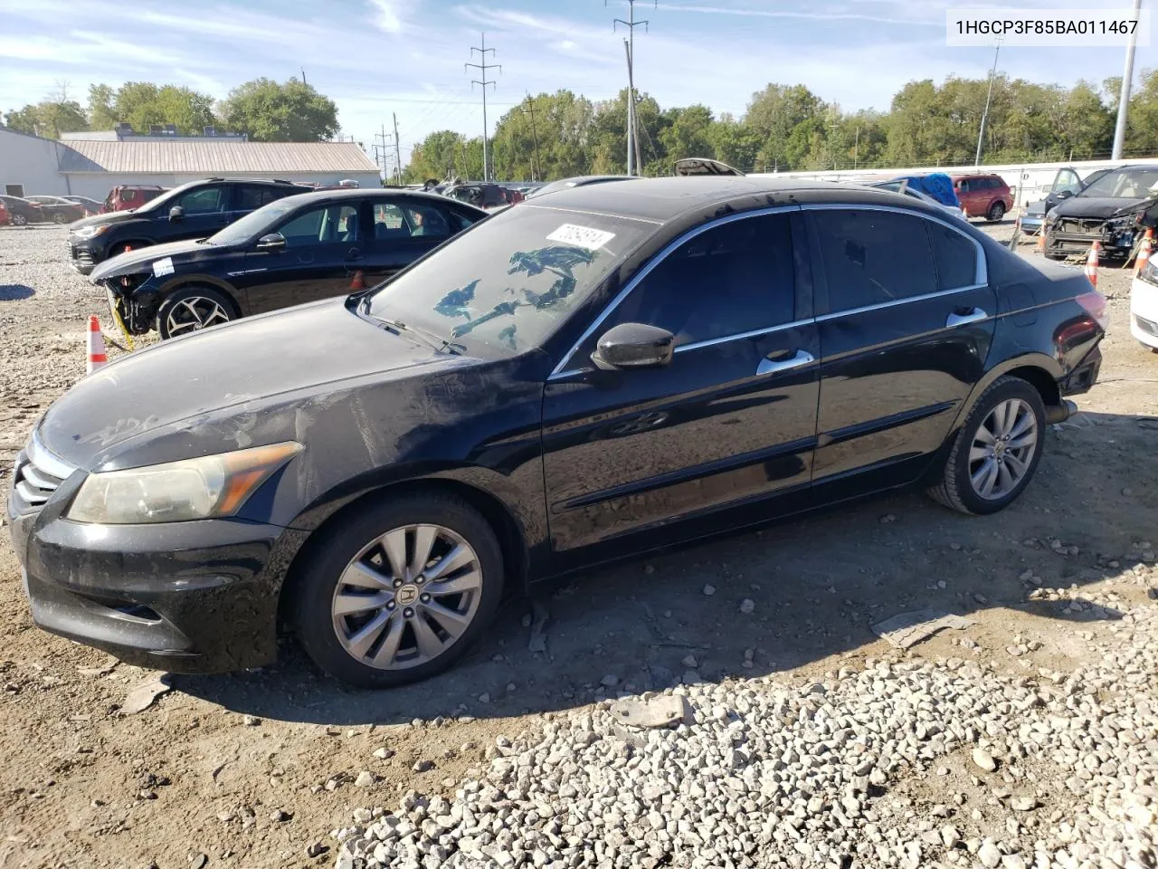 1HGCP3F85BA011467 2011 Honda Accord Exl