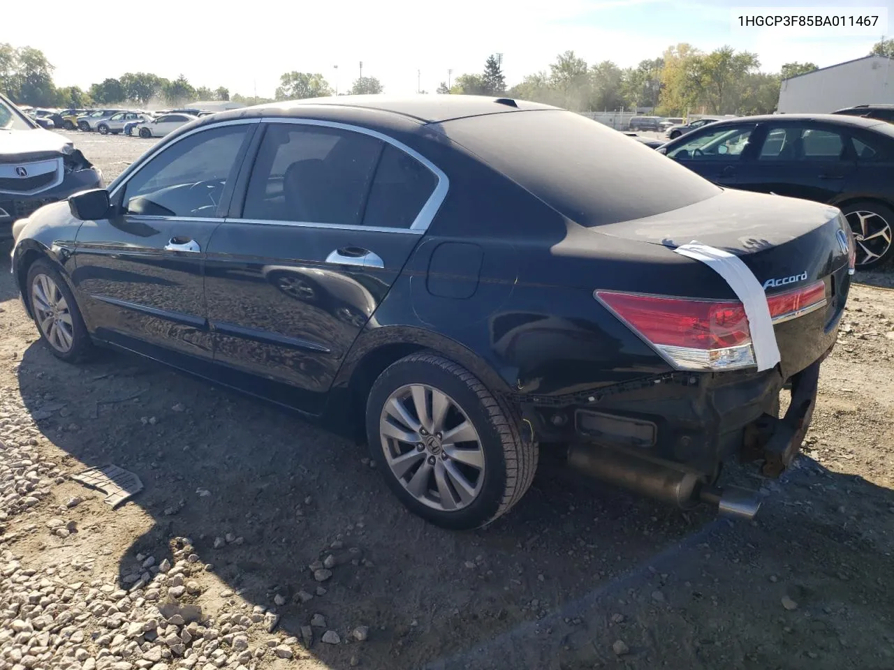 1HGCP3F85BA011467 2011 Honda Accord Exl