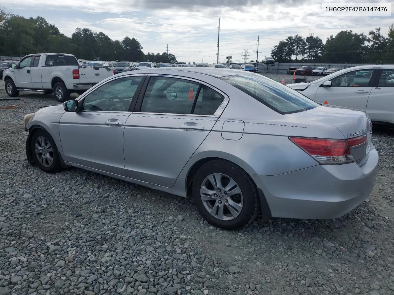 2011 Honda Accord Lxp VIN: 1HGCP2F47BA147476 Lot: 70366684