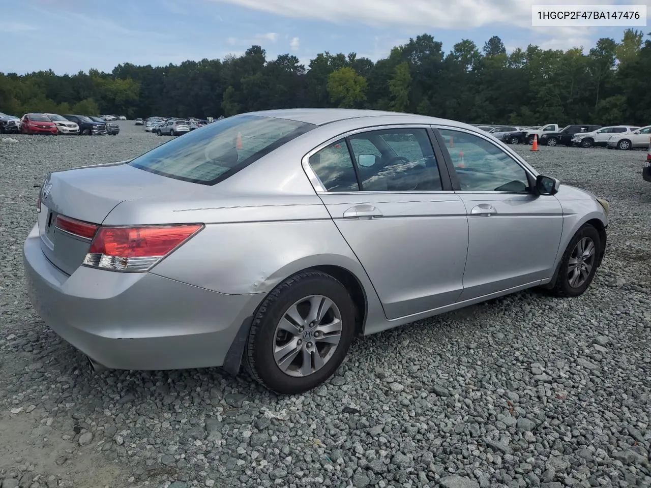 2011 Honda Accord Lxp VIN: 1HGCP2F47BA147476 Lot: 70366684