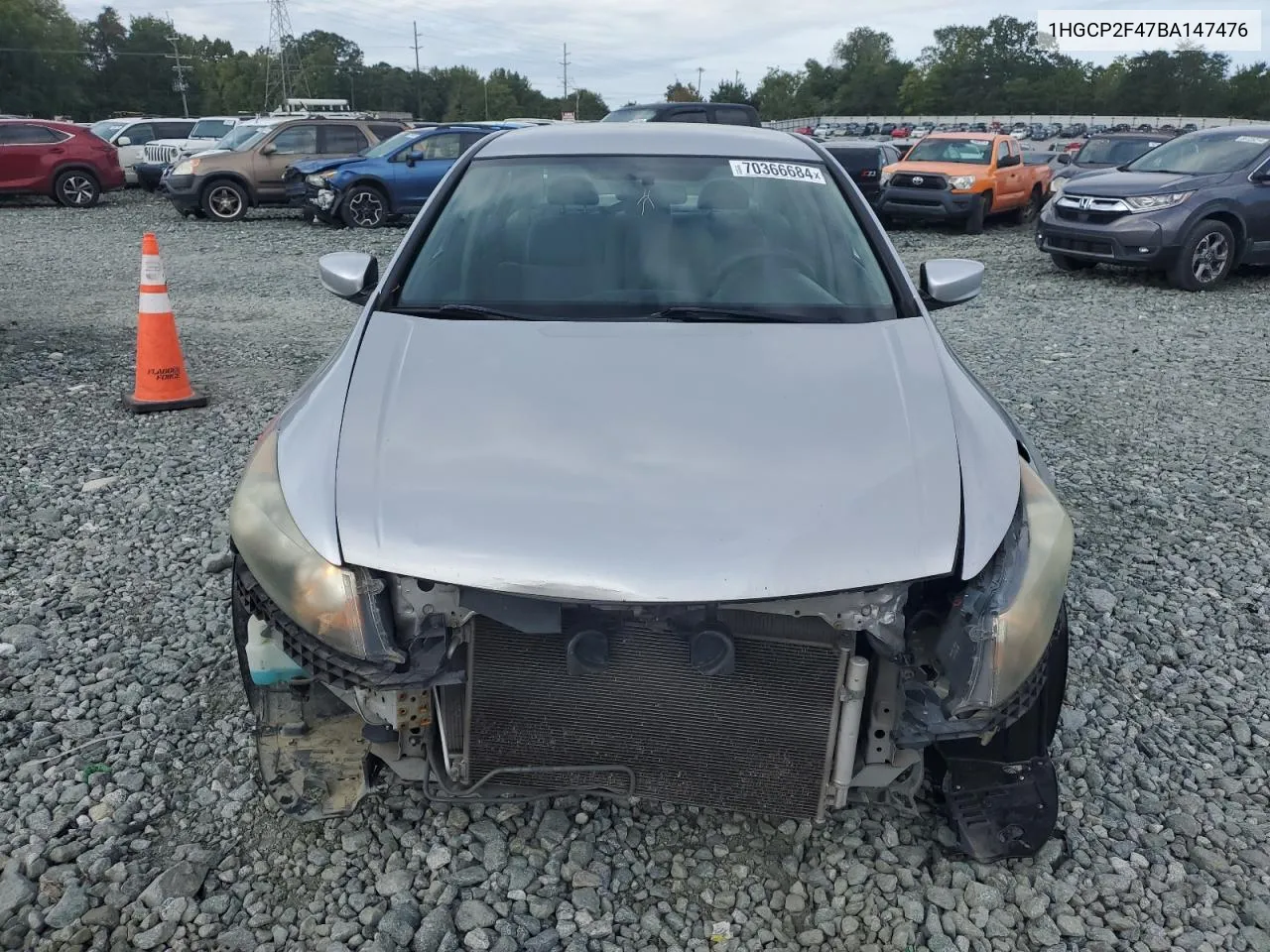 1HGCP2F47BA147476 2011 Honda Accord Lxp