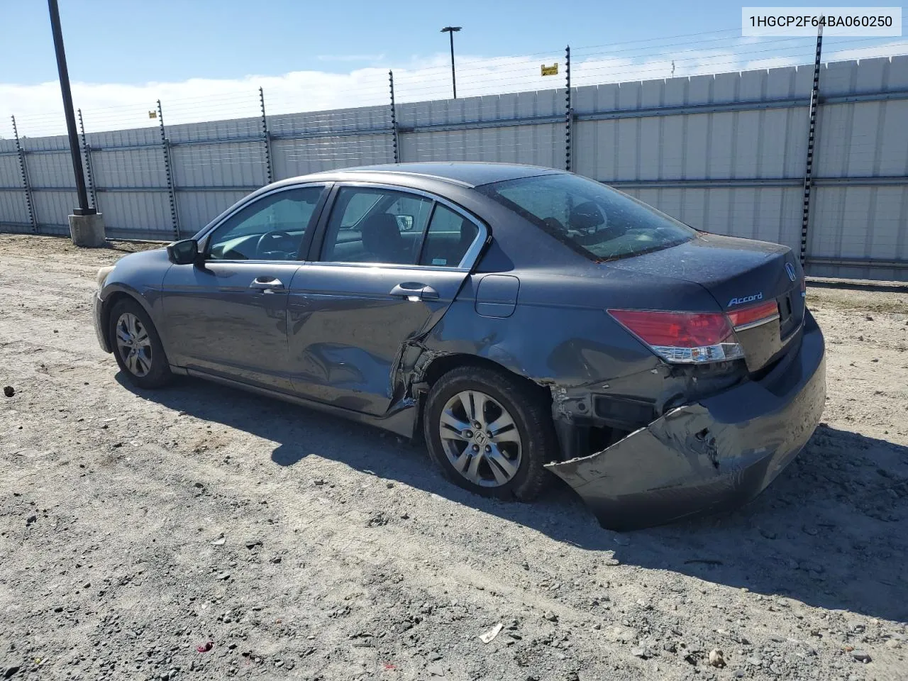 1HGCP2F64BA060250 2011 Honda Accord Se