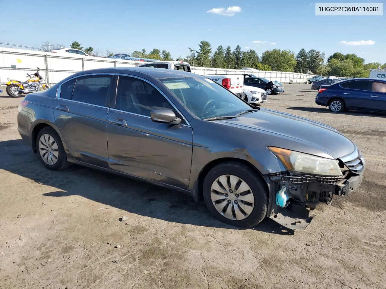 2011 Honda Accord Lx VIN: 1HGCP2F36BA116081 Lot: 70415724