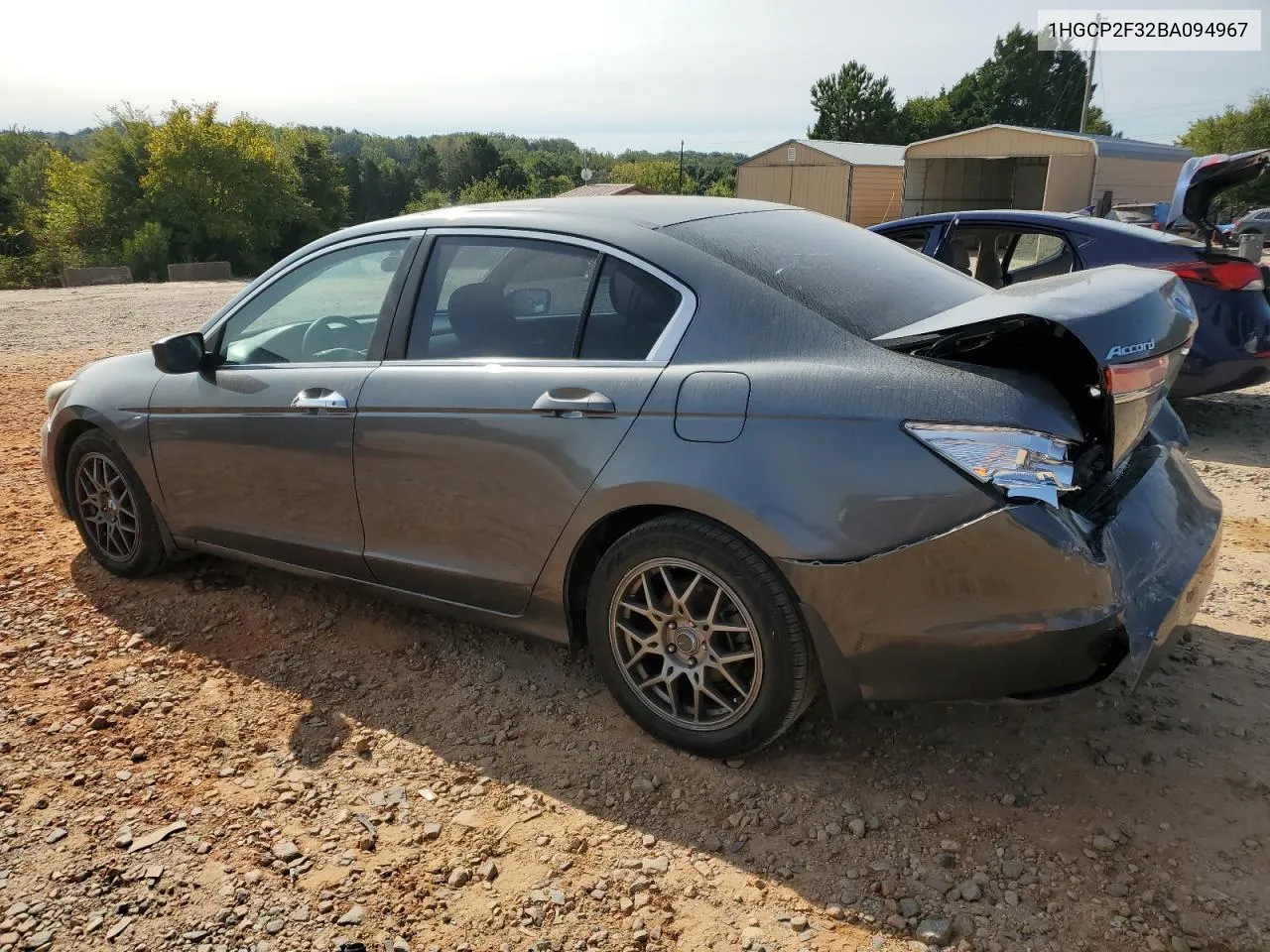 2011 Honda Accord Lx VIN: 1HGCP2F32BA094967 Lot: 70748754