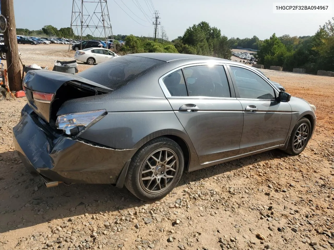 2011 Honda Accord Lx VIN: 1HGCP2F32BA094967 Lot: 70748754