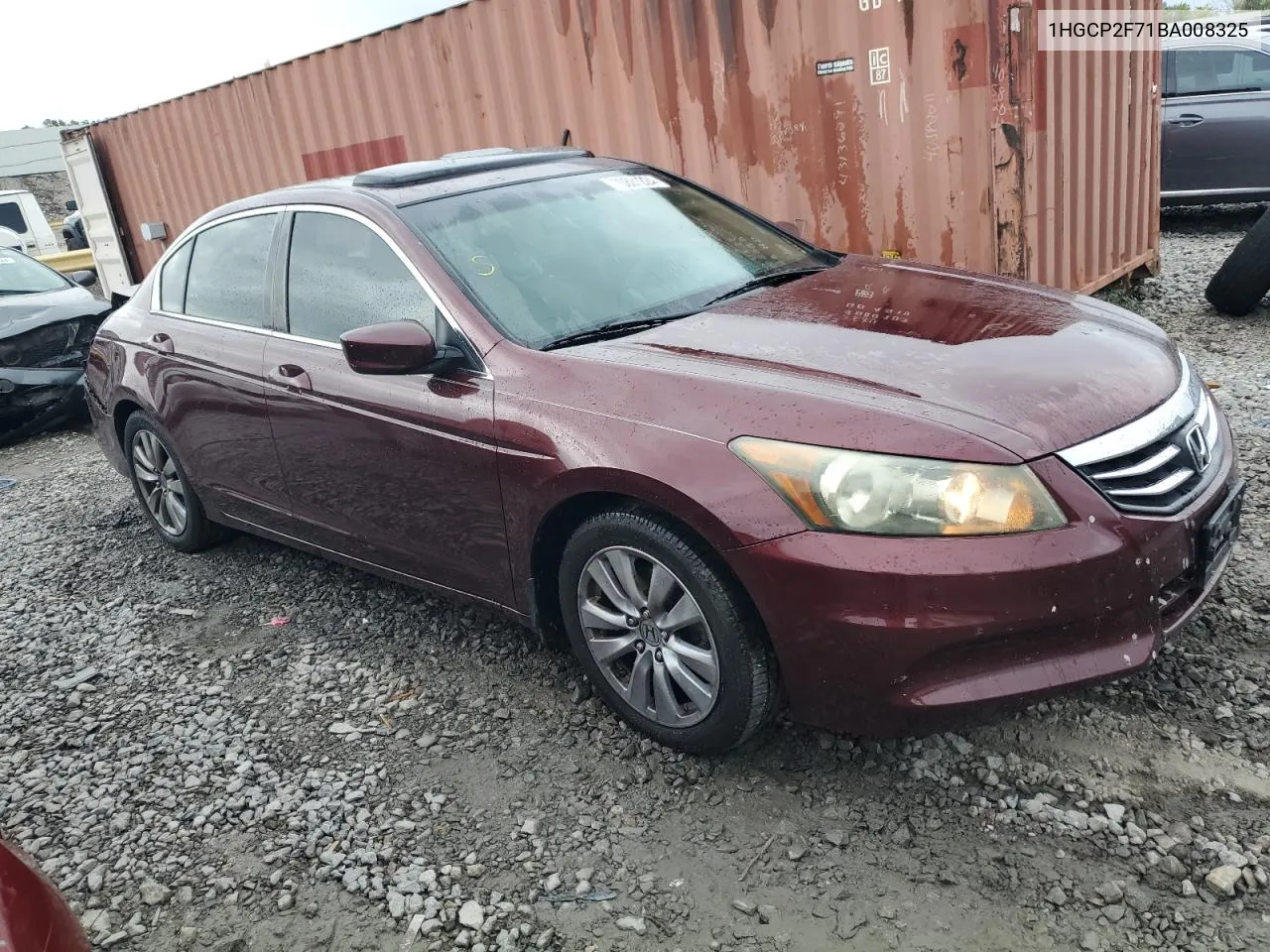 2011 Honda Accord Ex VIN: 1HGCP2F71BA008325 Lot: 70801224