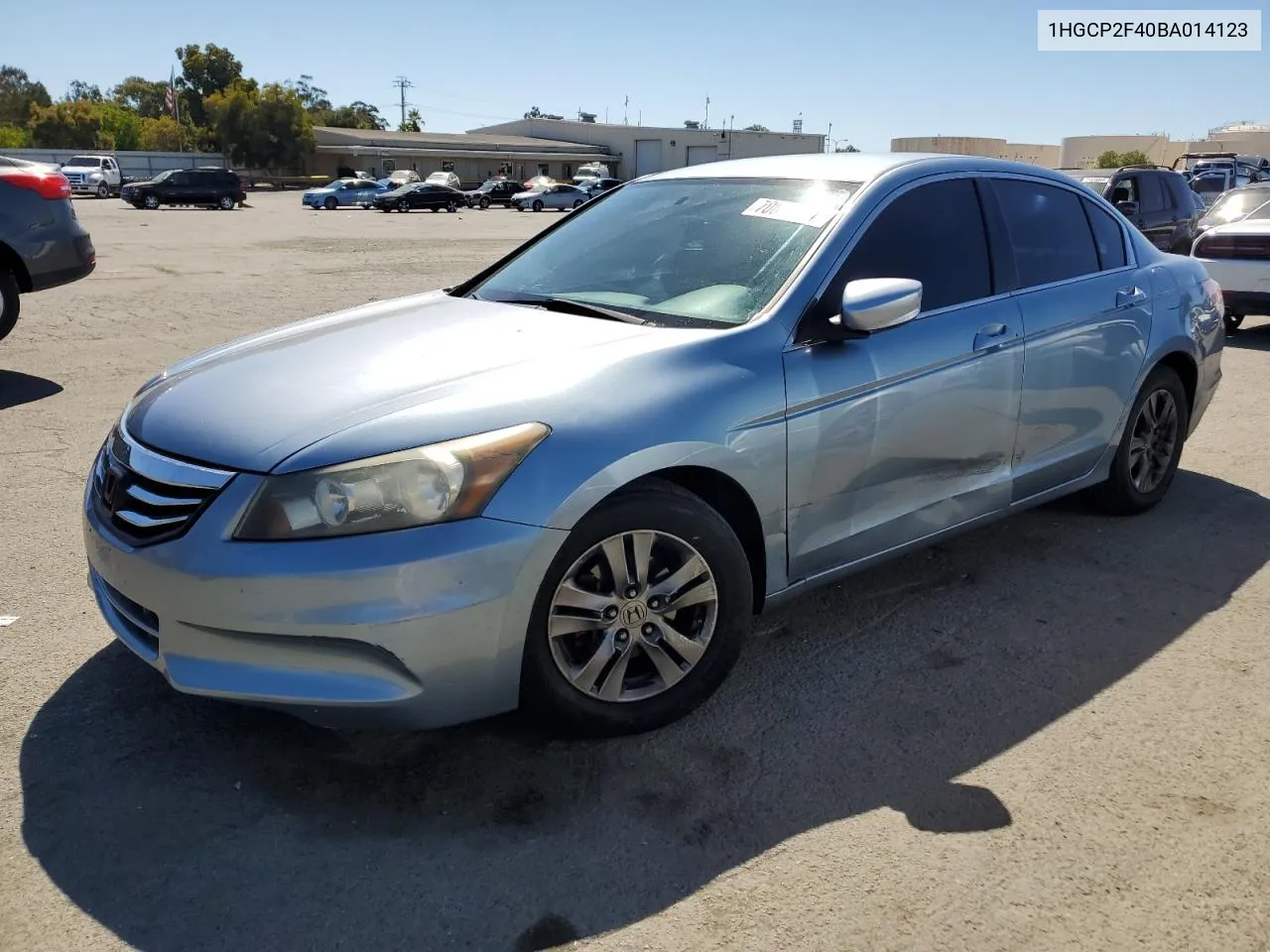 2011 Honda Accord Lxp VIN: 1HGCP2F40BA014123 Lot: 70847384