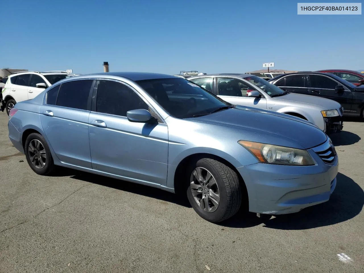 2011 Honda Accord Lxp VIN: 1HGCP2F40BA014123 Lot: 70847384