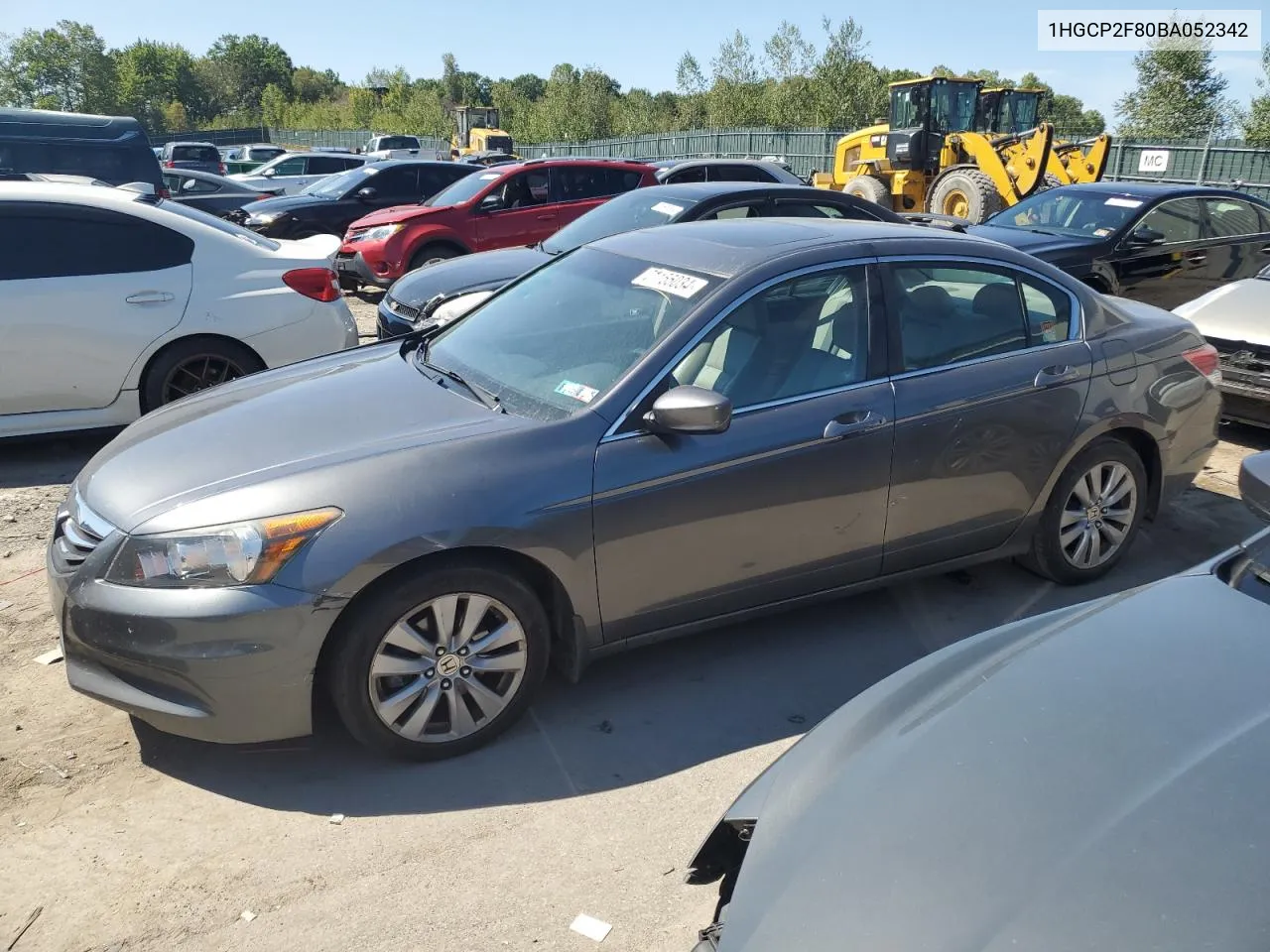 1HGCP2F80BA052342 2011 Honda Accord Exl