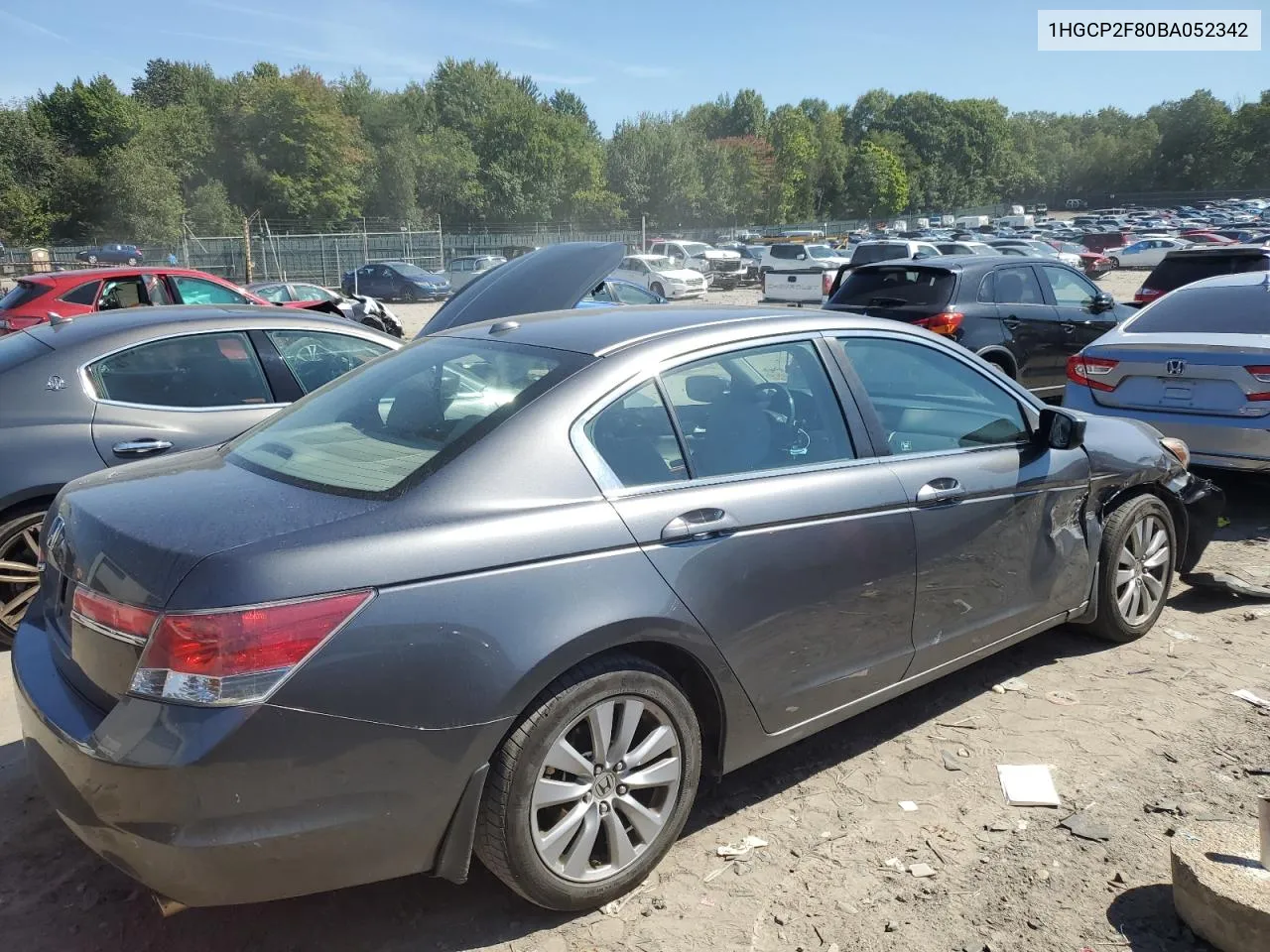 2011 Honda Accord Exl VIN: 1HGCP2F80BA052342 Lot: 71155034