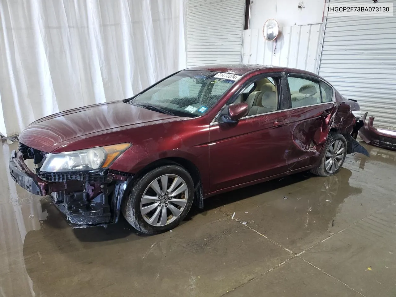 2011 Honda Accord Ex VIN: 1HGCP2F73BA073130 Lot: 71413294