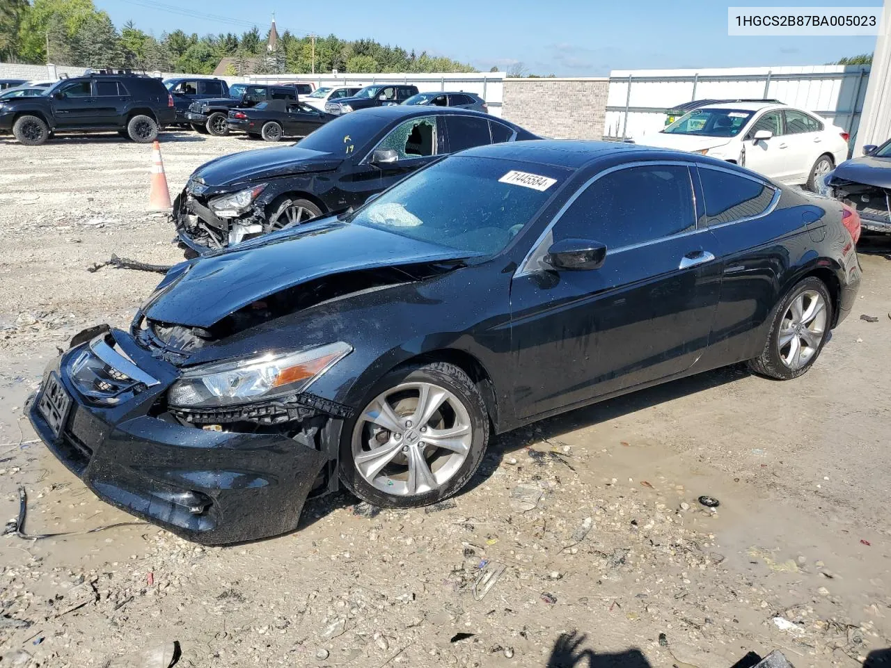 2011 Honda Accord Exl VIN: 1HGCS2B87BA005023 Lot: 71445584