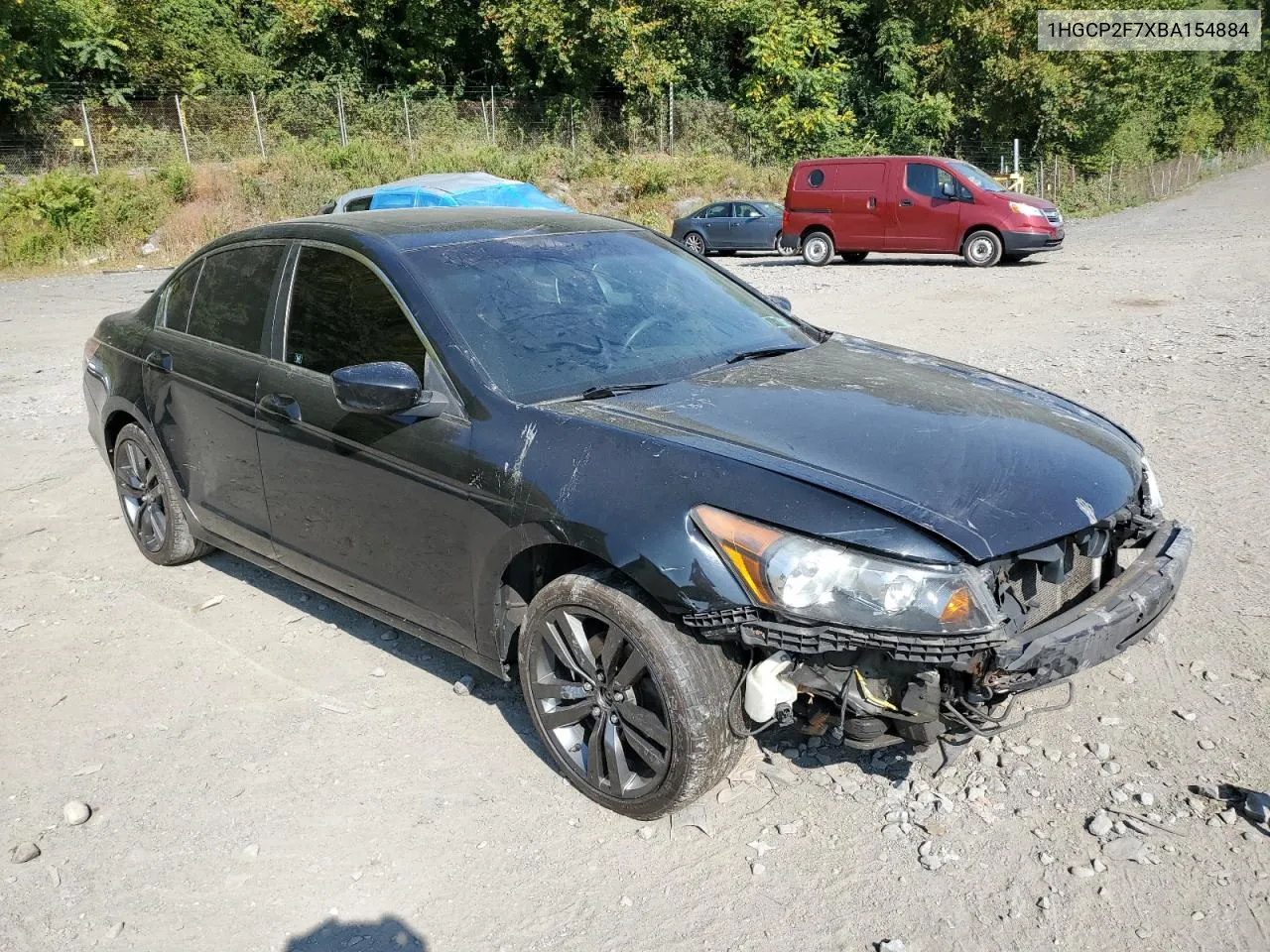 2011 Honda Accord Ex VIN: 1HGCP2F7XBA154884 Lot: 71620274