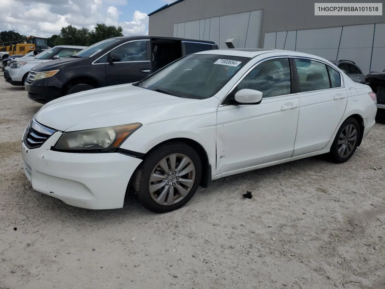 2011 Honda Accord Exl VIN: 1HGCP2F85BA101518 Lot: 71800654