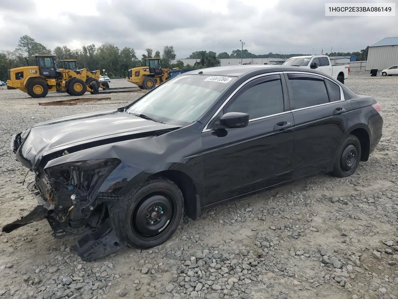 2011 Honda Accord Lx VIN: 1HGCP2E33BA086149 Lot: 72061284