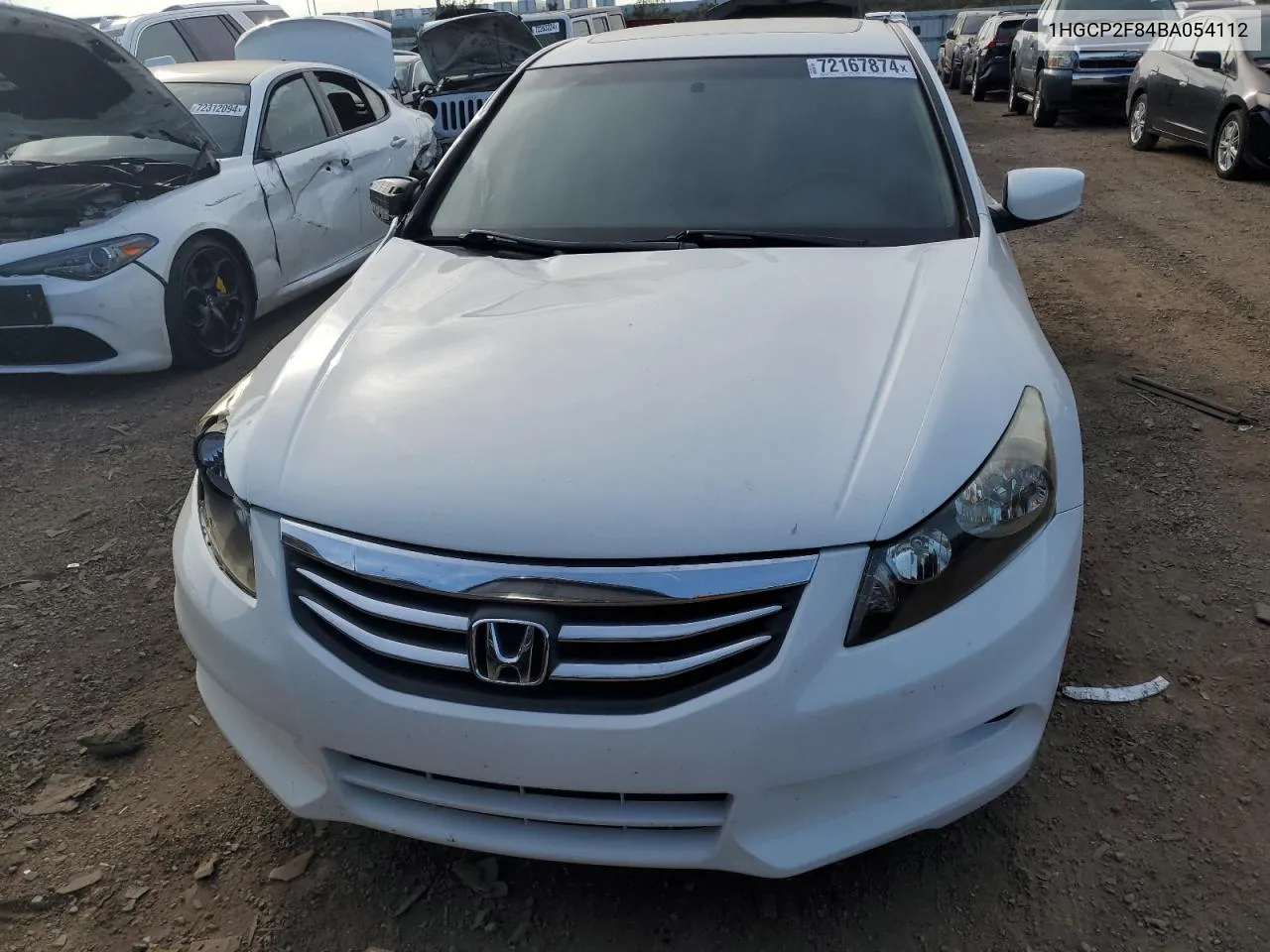 2011 Honda Accord Exl VIN: 1HGCP2F84BA054112 Lot: 72167874