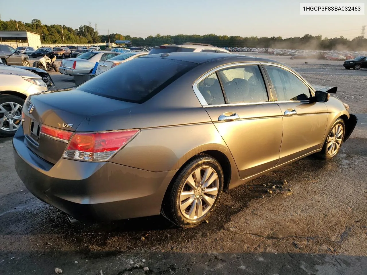 2011 Honda Accord Exl VIN: 1HGCP3F83BA032463 Lot: 72232074