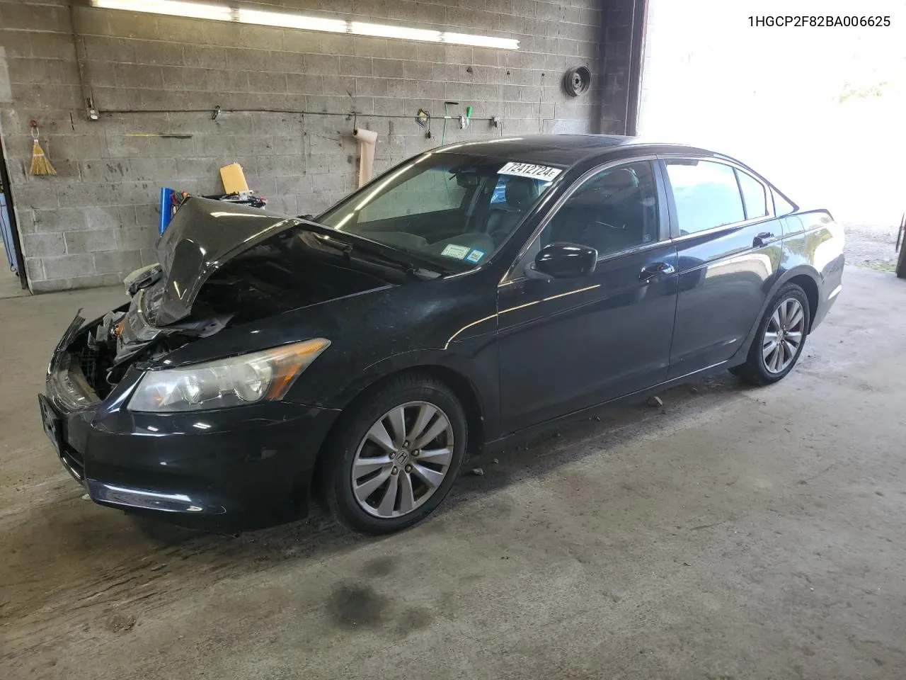 2011 Honda Accord Exl VIN: 1HGCP2F82BA006625 Lot: 72412724