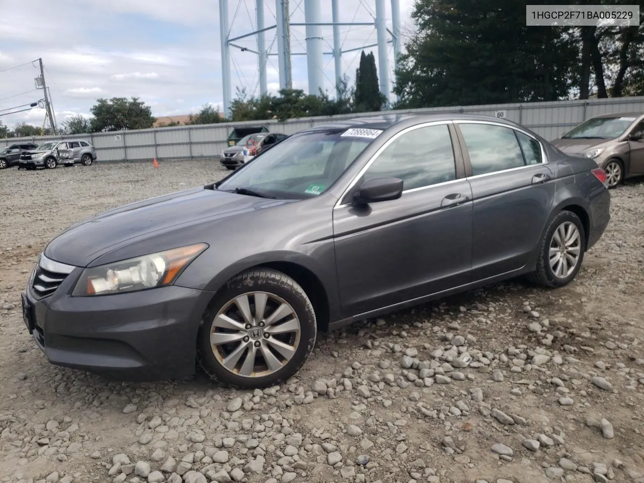 2011 Honda Accord Ex VIN: 1HGCP2F71BA005229 Lot: 72888964