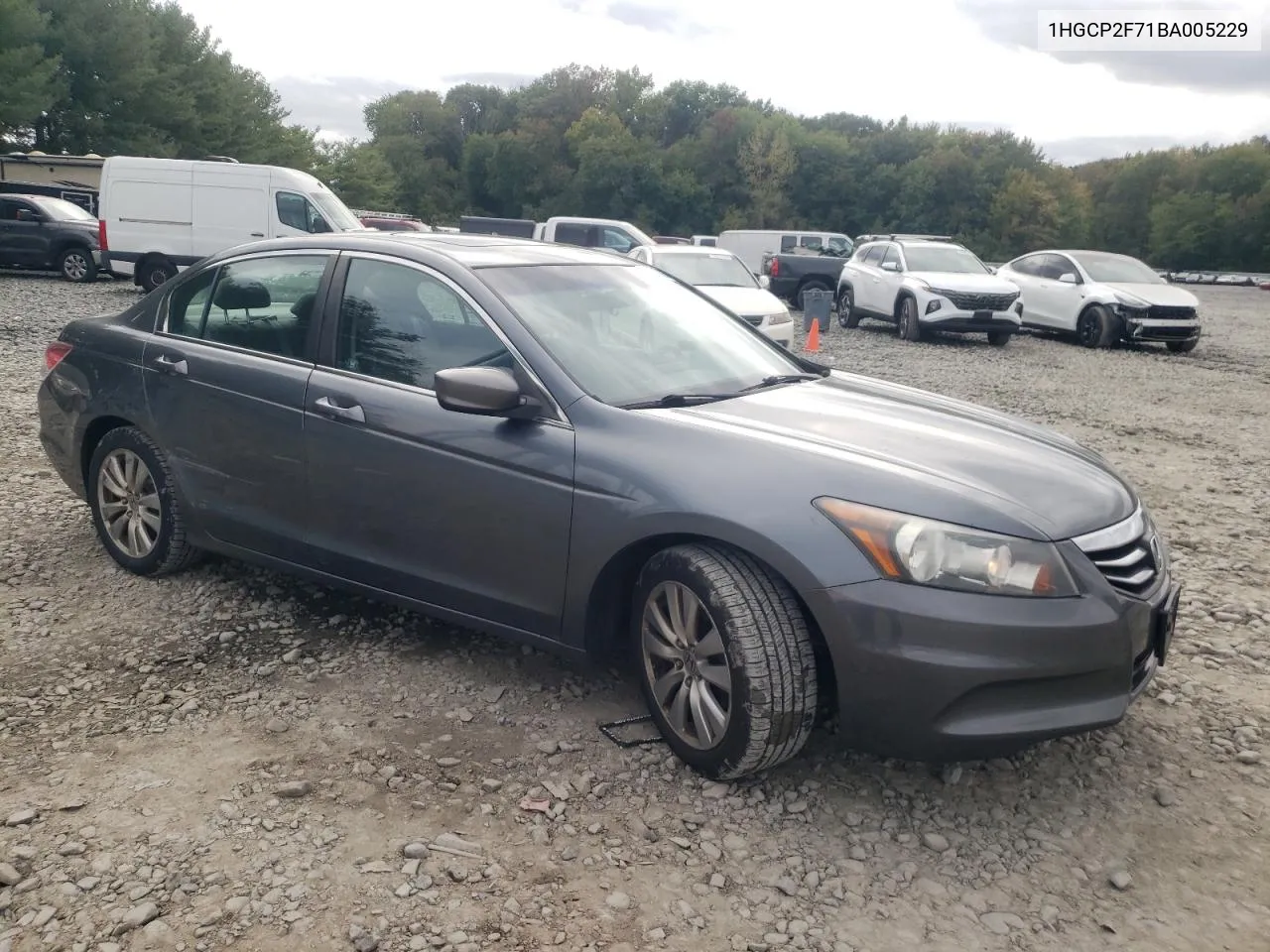 2011 Honda Accord Ex VIN: 1HGCP2F71BA005229 Lot: 72888964