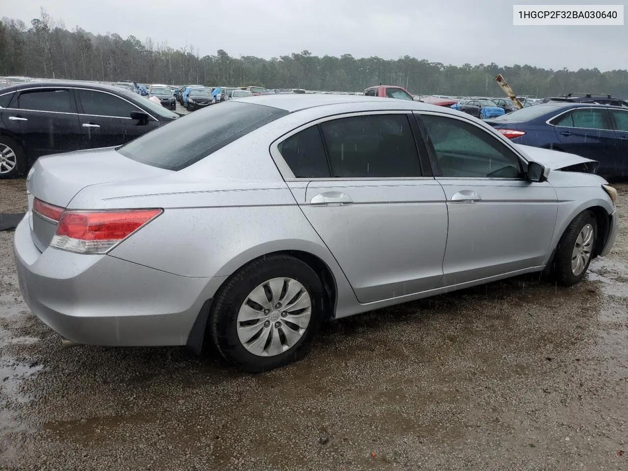 2011 Honda Accord Lx VIN: 1HGCP2F32BA030640 Lot: 73218264