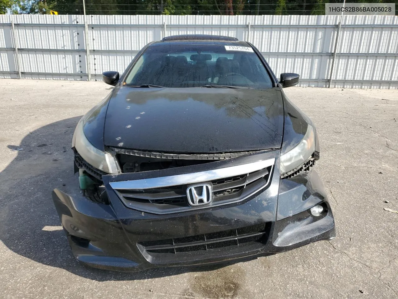 2011 Honda Accord Exl VIN: 1HGCS2B86BA005028 Lot: 73525704