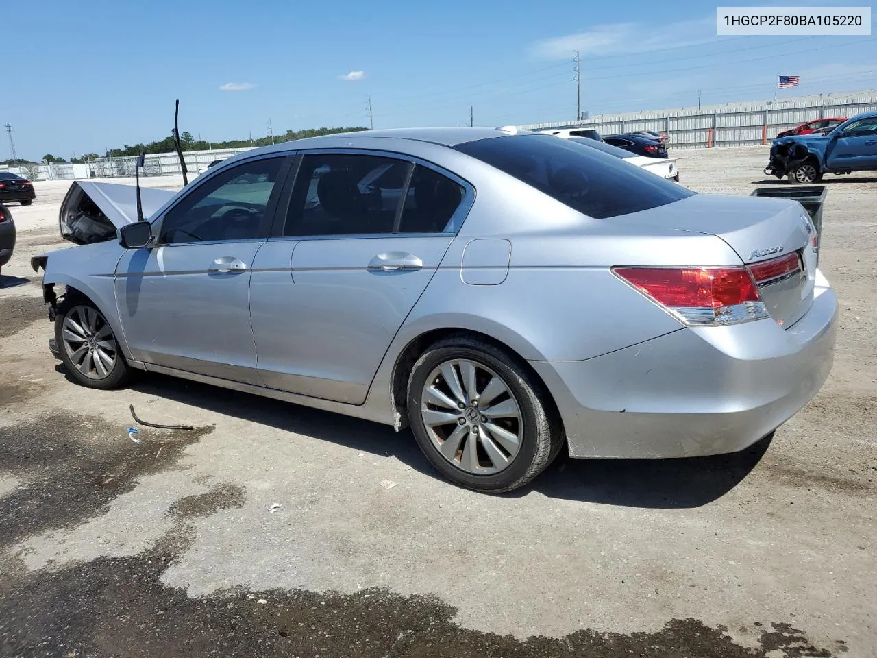 2011 Honda Accord Exl VIN: 1HGCP2F80BA105220 Lot: 74220824