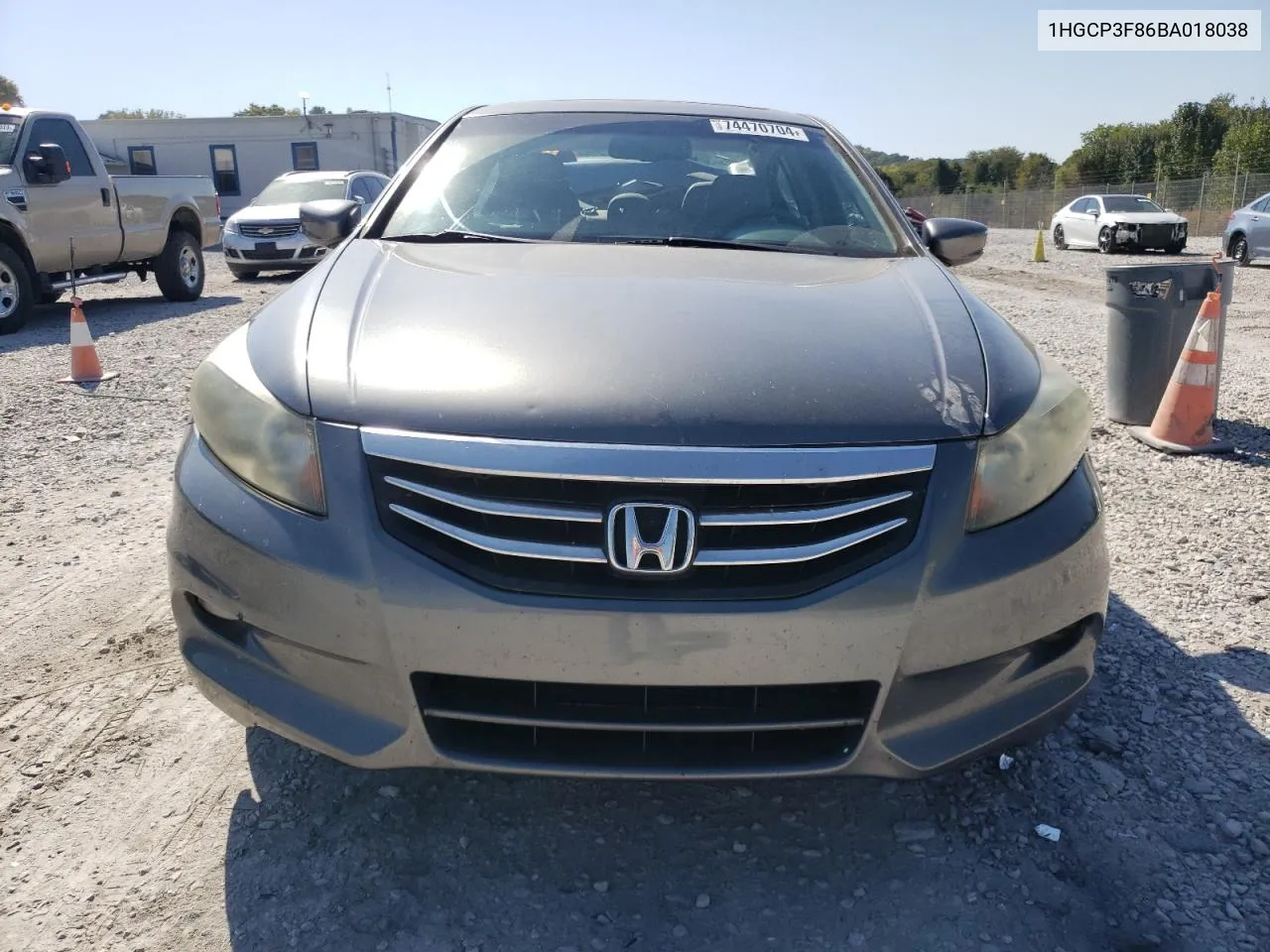 1HGCP3F86BA018038 2011 Honda Accord Exl