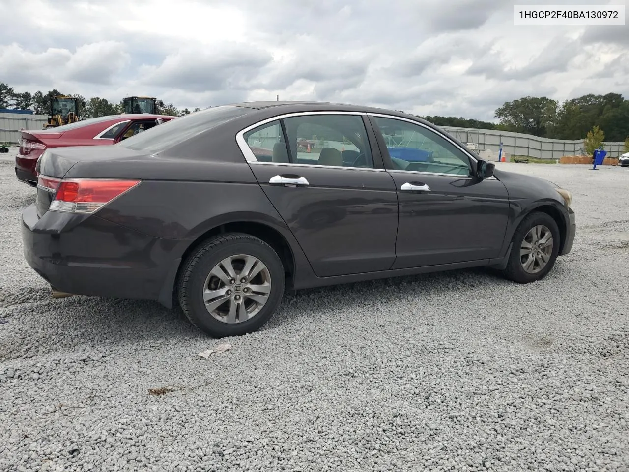 2011 Honda Accord Lxp VIN: 1HGCP2F40BA130972 Lot: 74470894