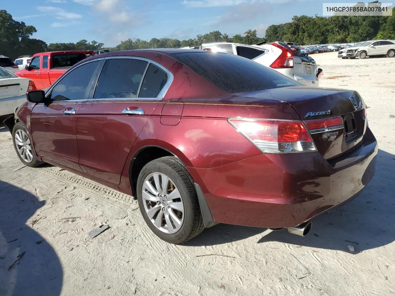 1HGCP3F85BA007841 2011 Honda Accord Exl