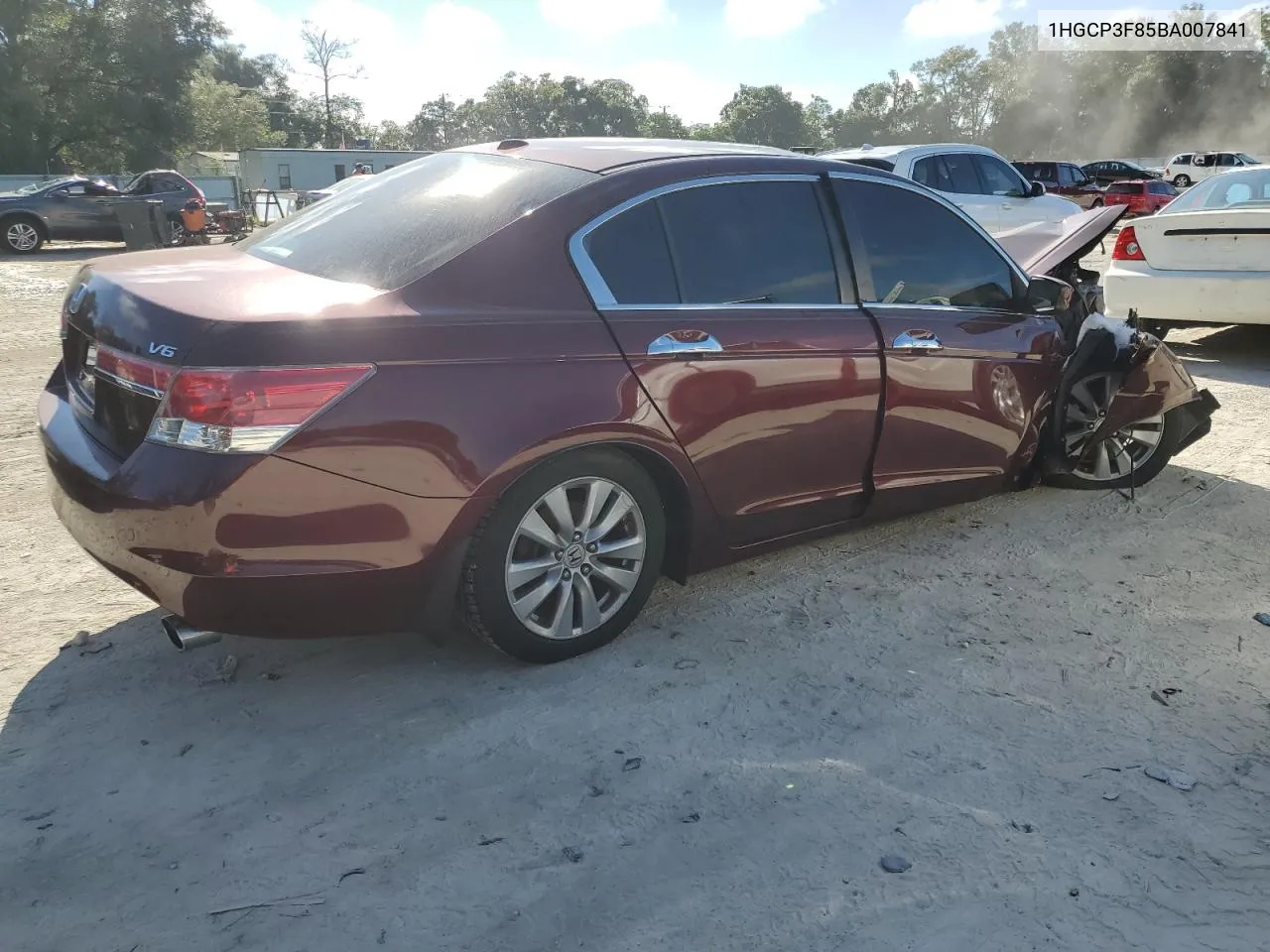 1HGCP3F85BA007841 2011 Honda Accord Exl