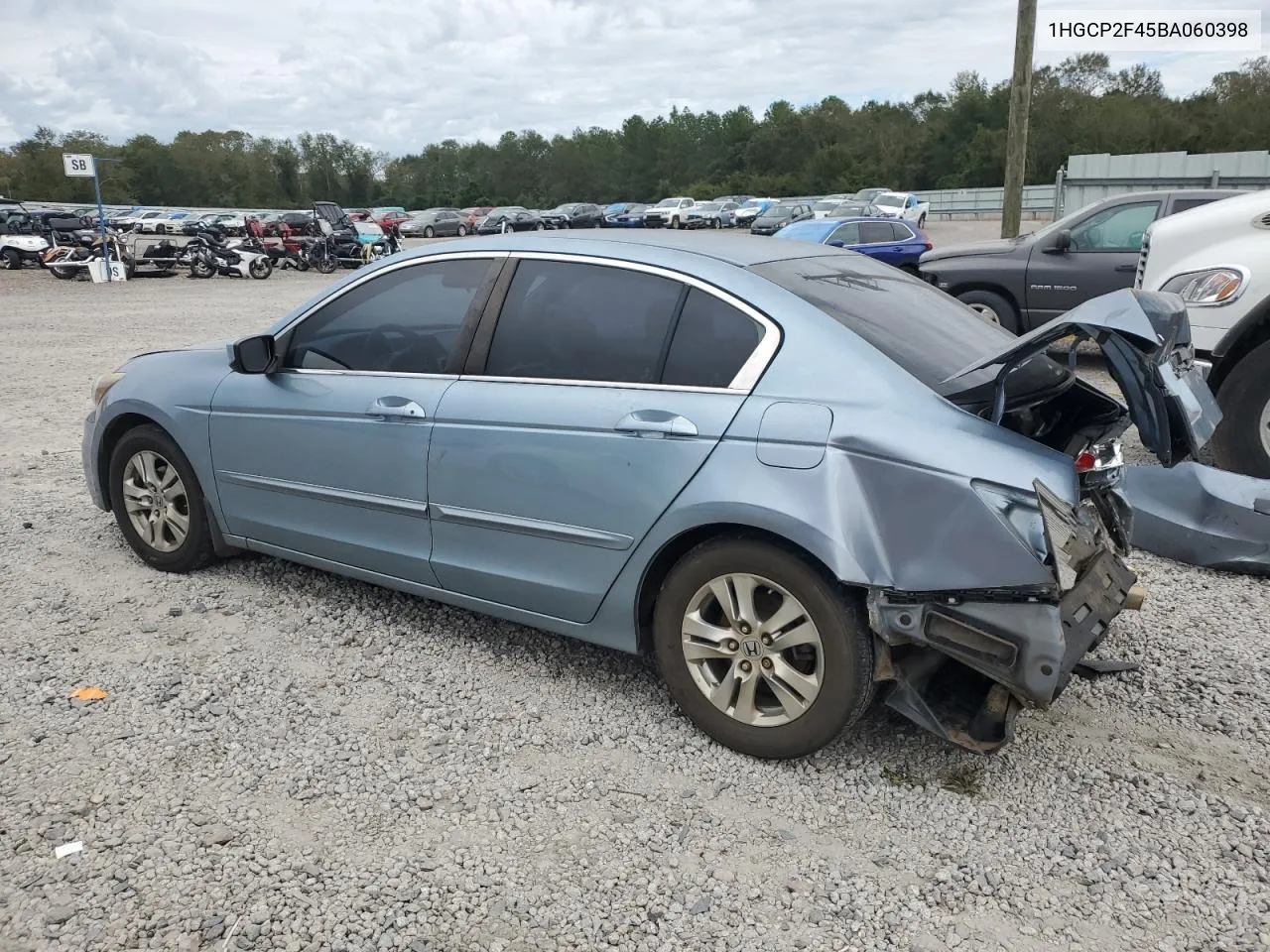 2011 Honda Accord Lxp VIN: 1HGCP2F45BA060398 Lot: 74654644