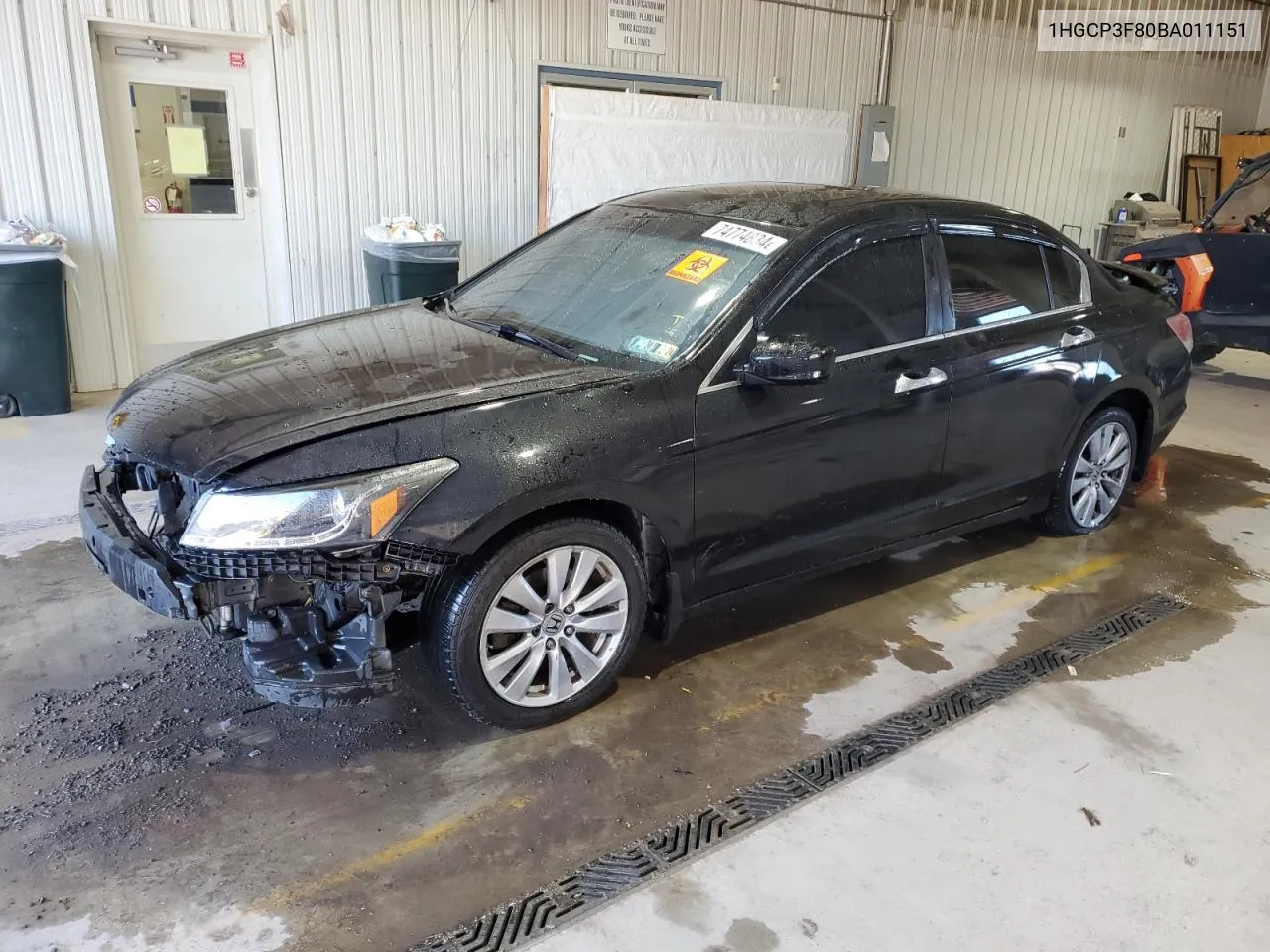 2011 Honda Accord Exl VIN: 1HGCP3F80BA011151 Lot: 74774834