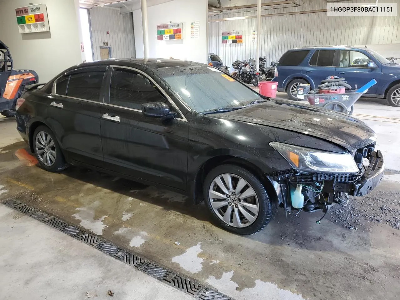 2011 Honda Accord Exl VIN: 1HGCP3F80BA011151 Lot: 74774834