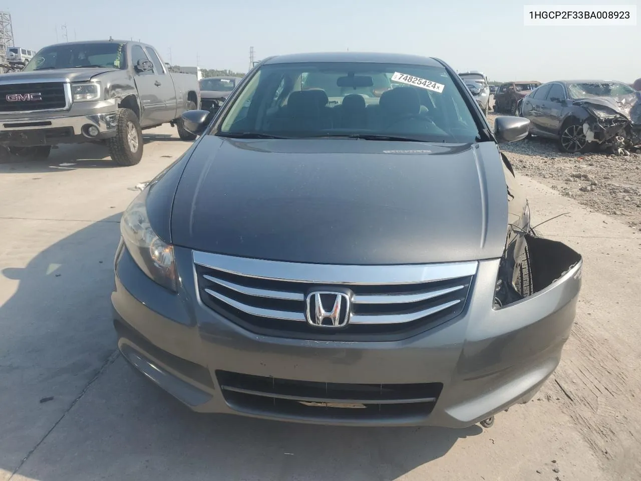 2011 Honda Accord Lx VIN: 1HGCP2F33BA008923 Lot: 74825424