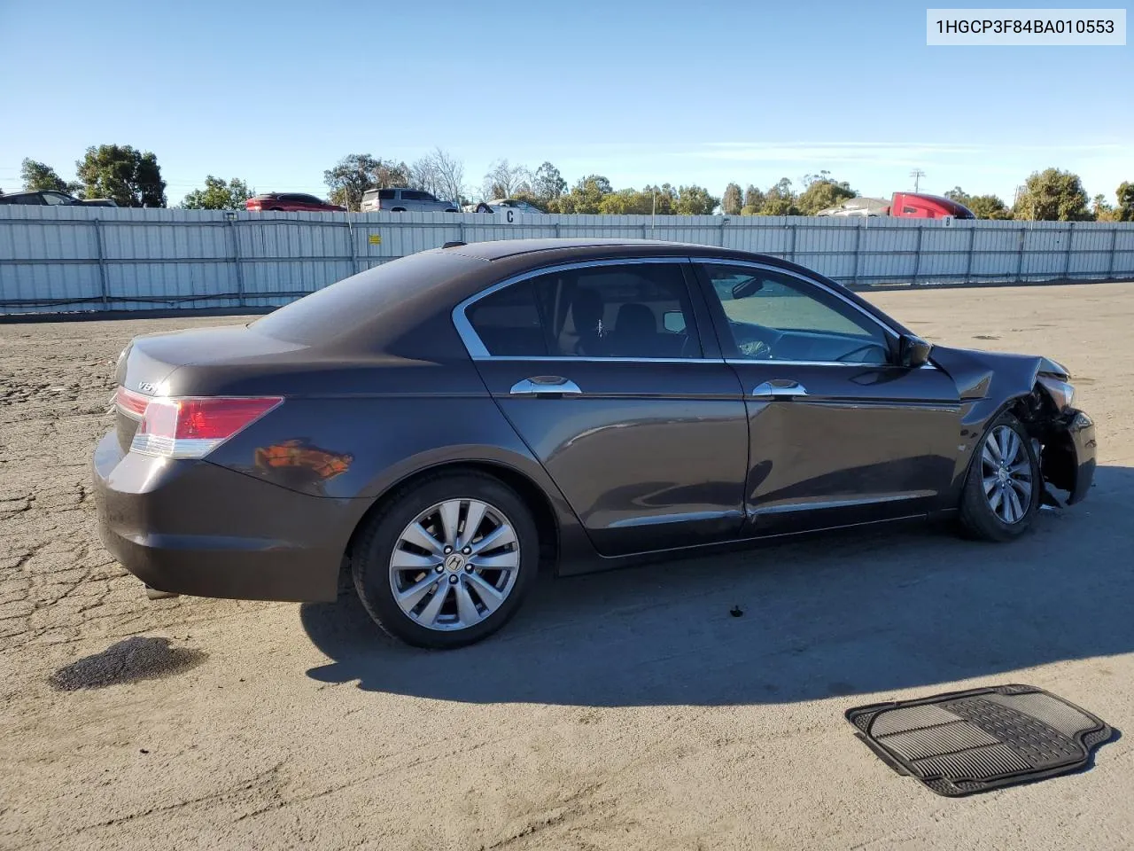 2011 Honda Accord Exl VIN: 1HGCP3F84BA010553 Lot: 74860414