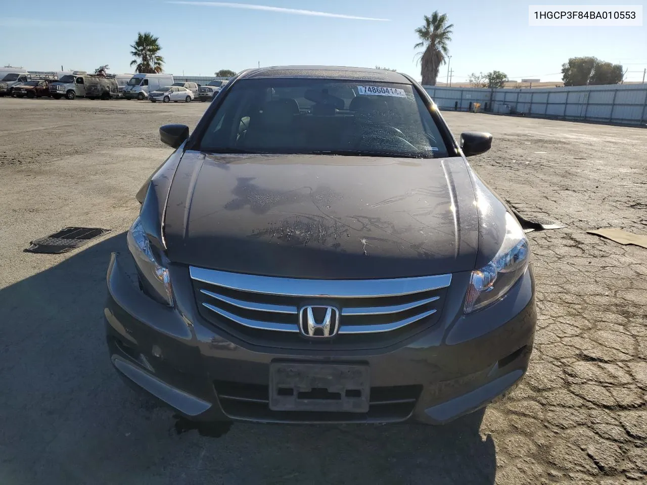 2011 Honda Accord Exl VIN: 1HGCP3F84BA010553 Lot: 74860414