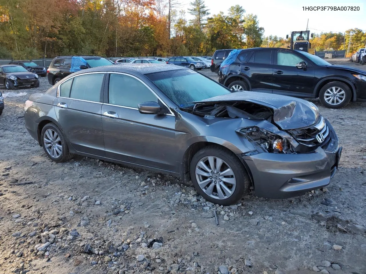 2011 Honda Accord Ex VIN: 1HGCP3F79BA007820 Lot: 75845904