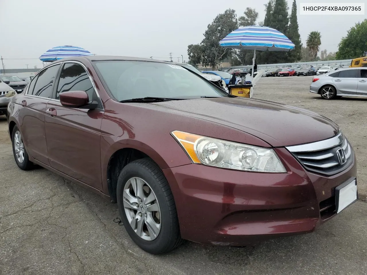 2011 Honda Accord Lxp VIN: 1HGCP2F4XBA097365 Lot: 76116564